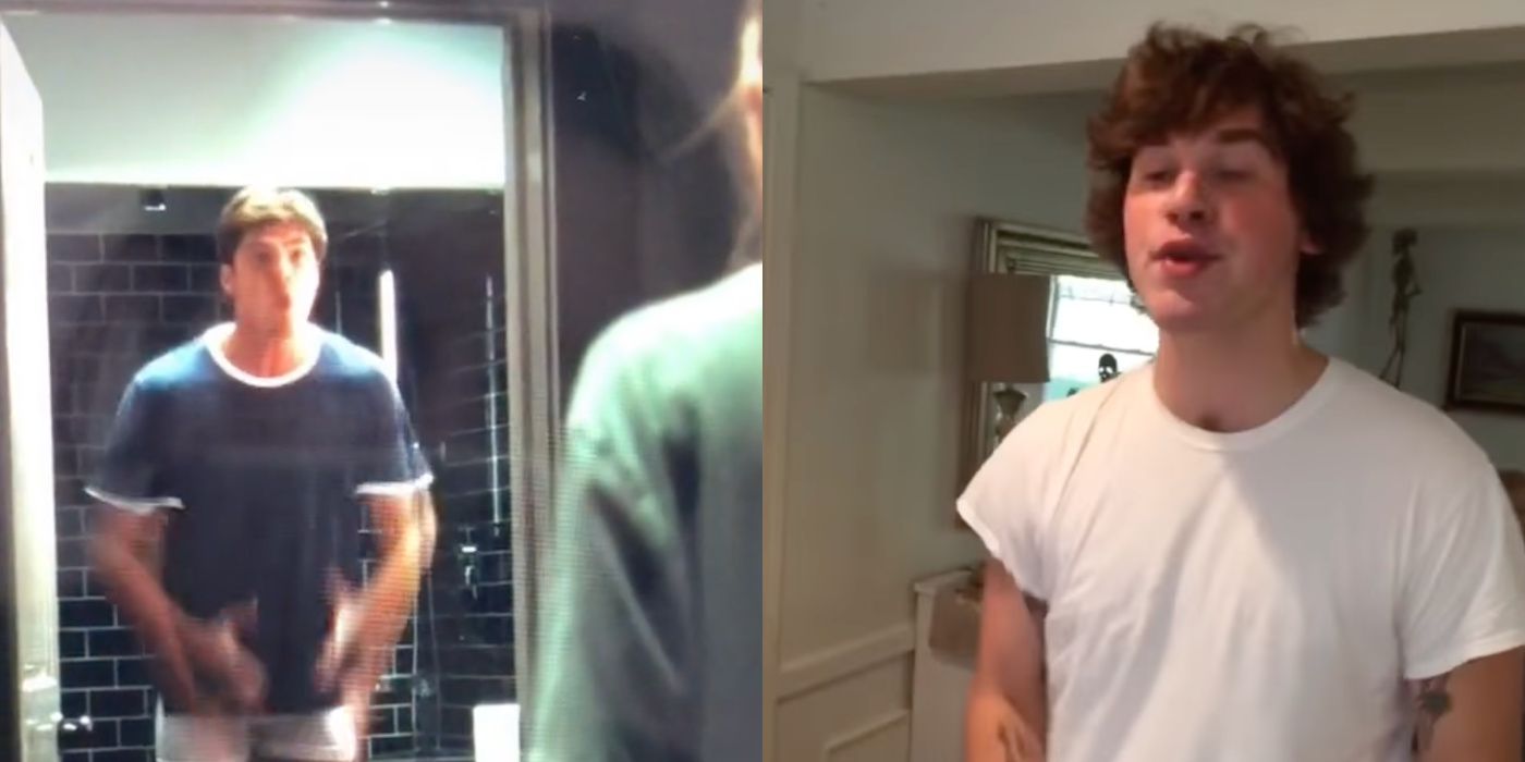 side by side of Nate on Euphoria and Nick Coletti's Vine