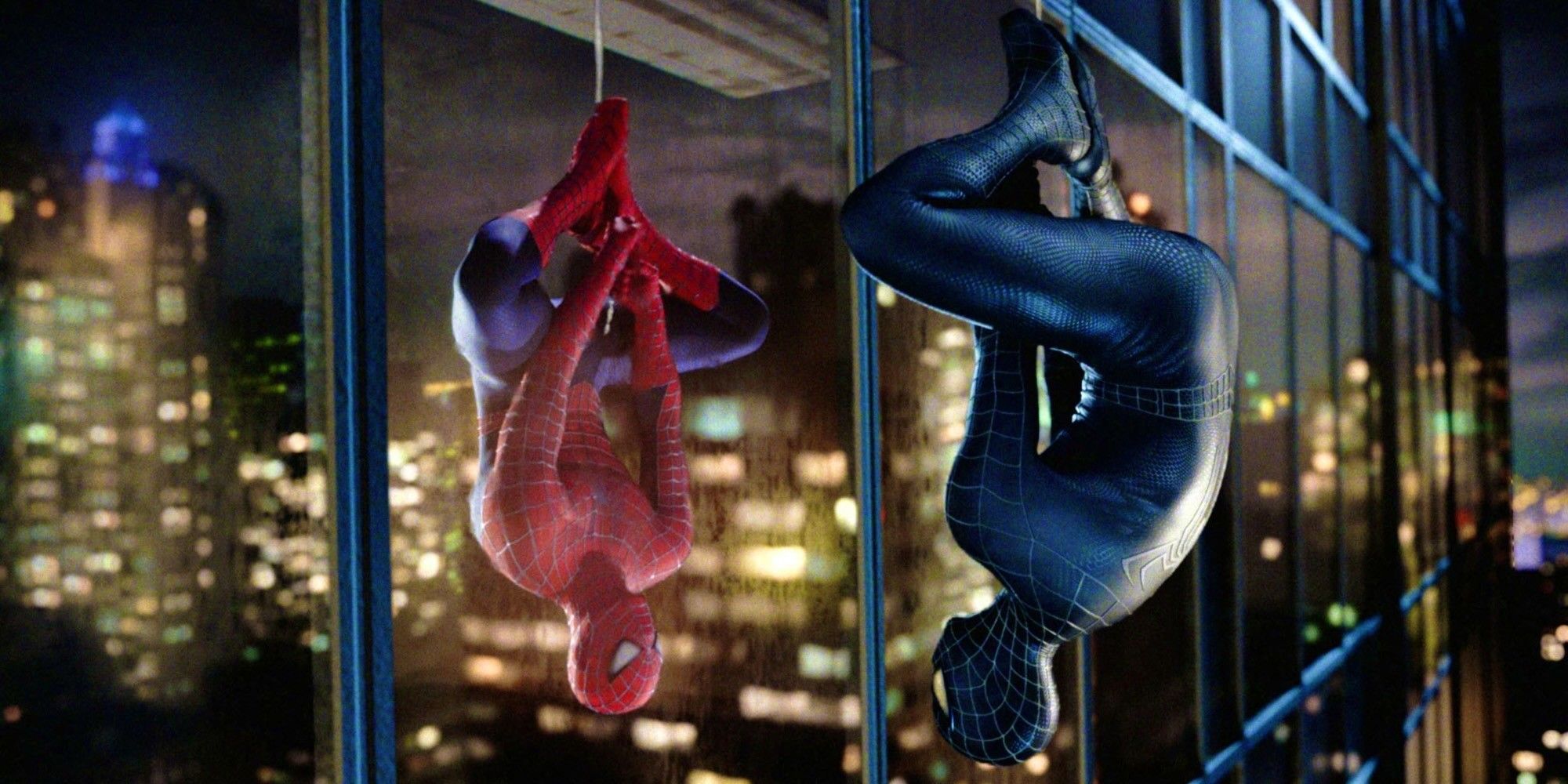 spider-man-3 poster venom reflection