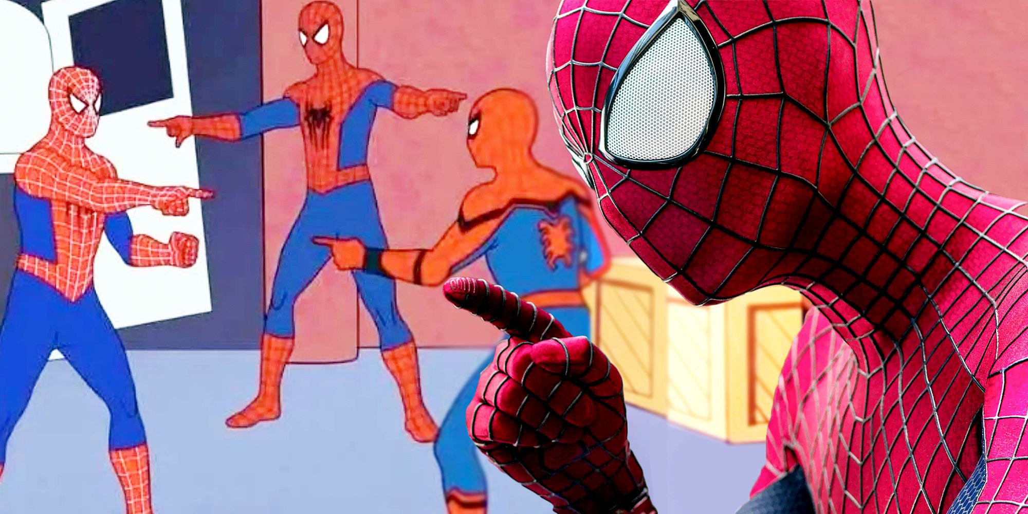 Andrew Garfield Improvised No Way Home S Spider Man Pointing Scene Crumpe