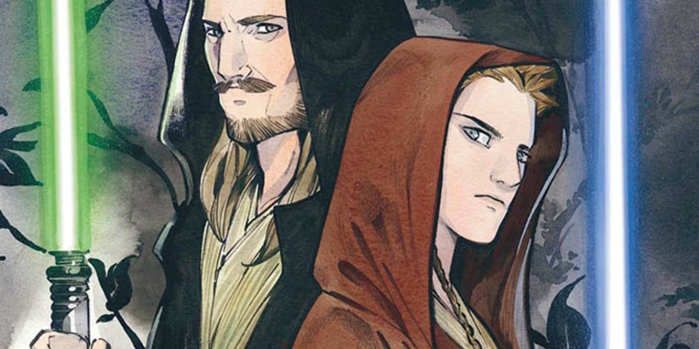 Comic Review - Qui-Gon Jinn and His Padawan Travel to to a Moon of Darkness  in Star Wars: Obi-Wan #2 