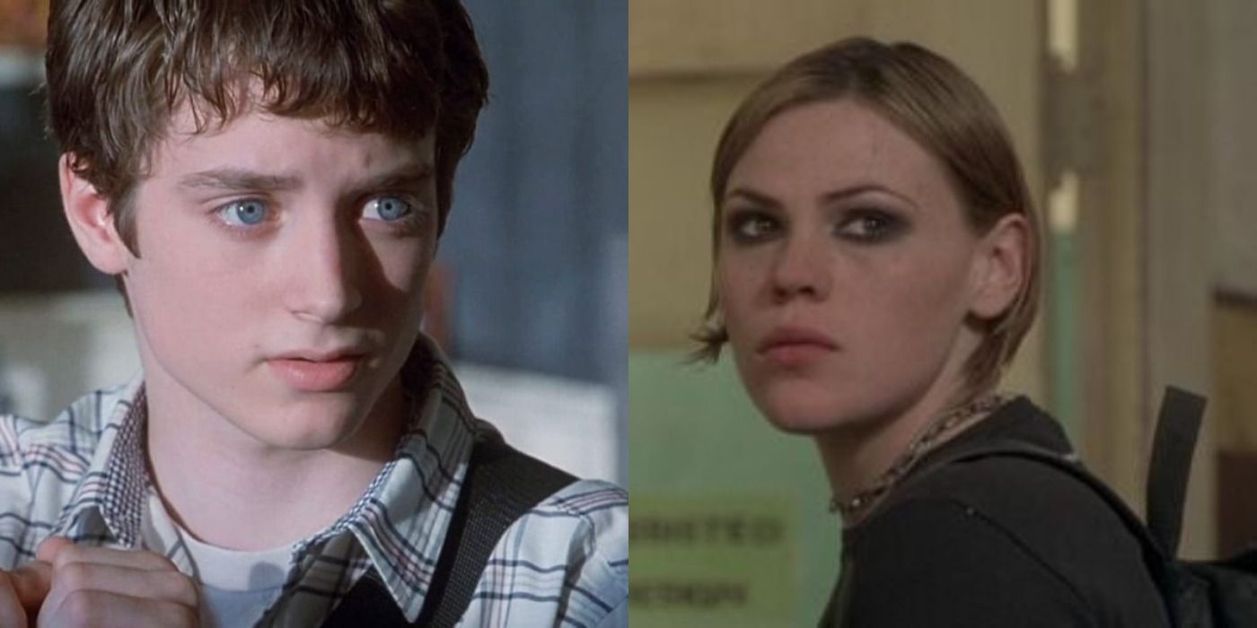 Split image of Stokely and Casey in The Faculty.