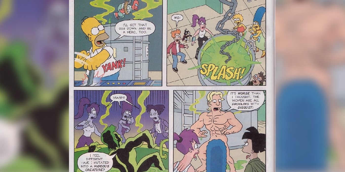 The Simpsons/Futurama Crossover Revealed Zoidberg’s Hilarious Human Form