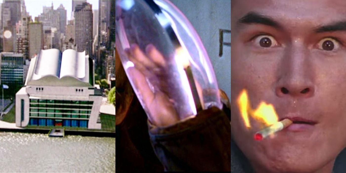 Collage of the smartest things Derek does in Zoolander.
