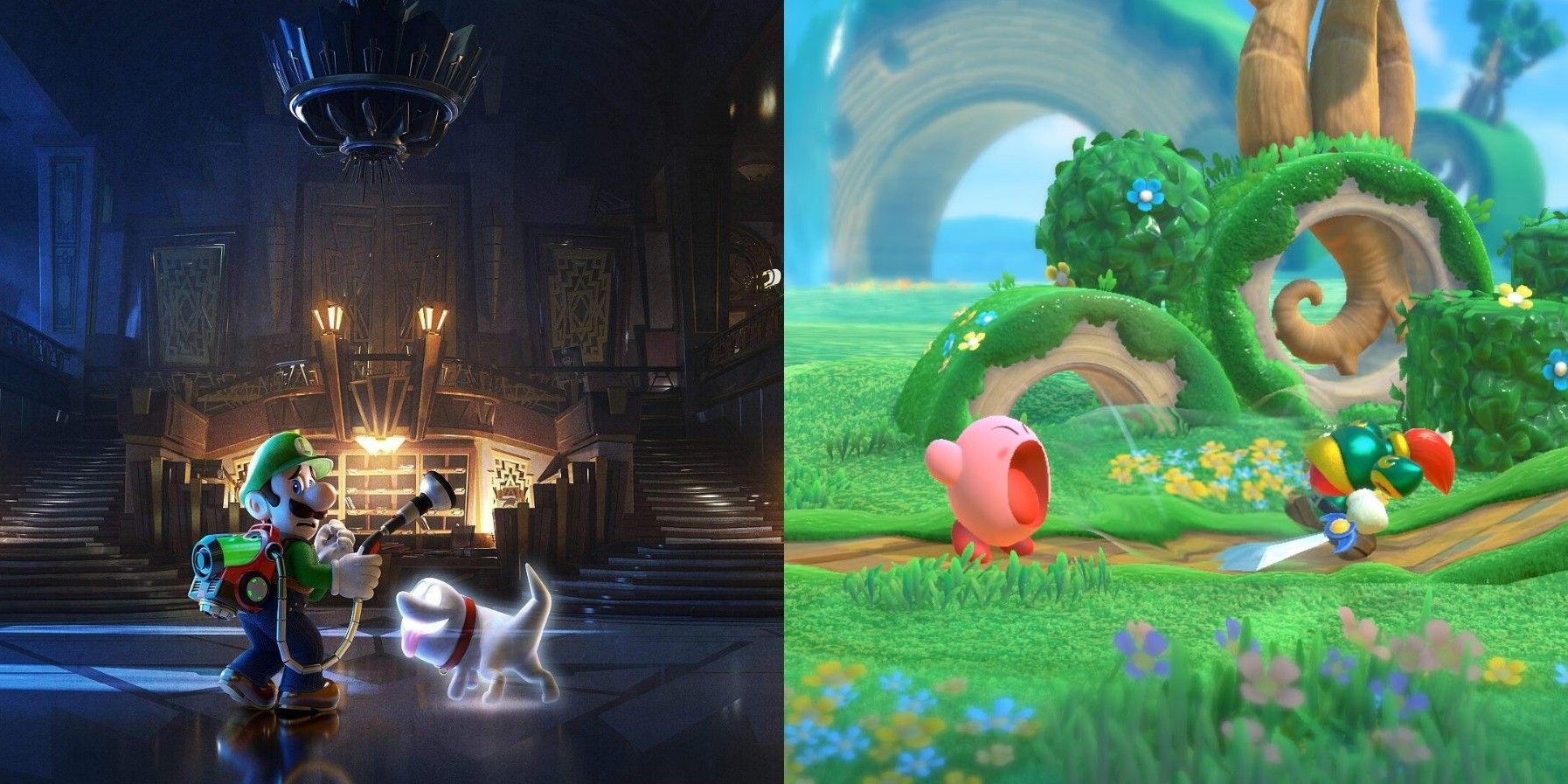 Kirby and the Forgotten Land tem cenários similares a The Last of Us 2