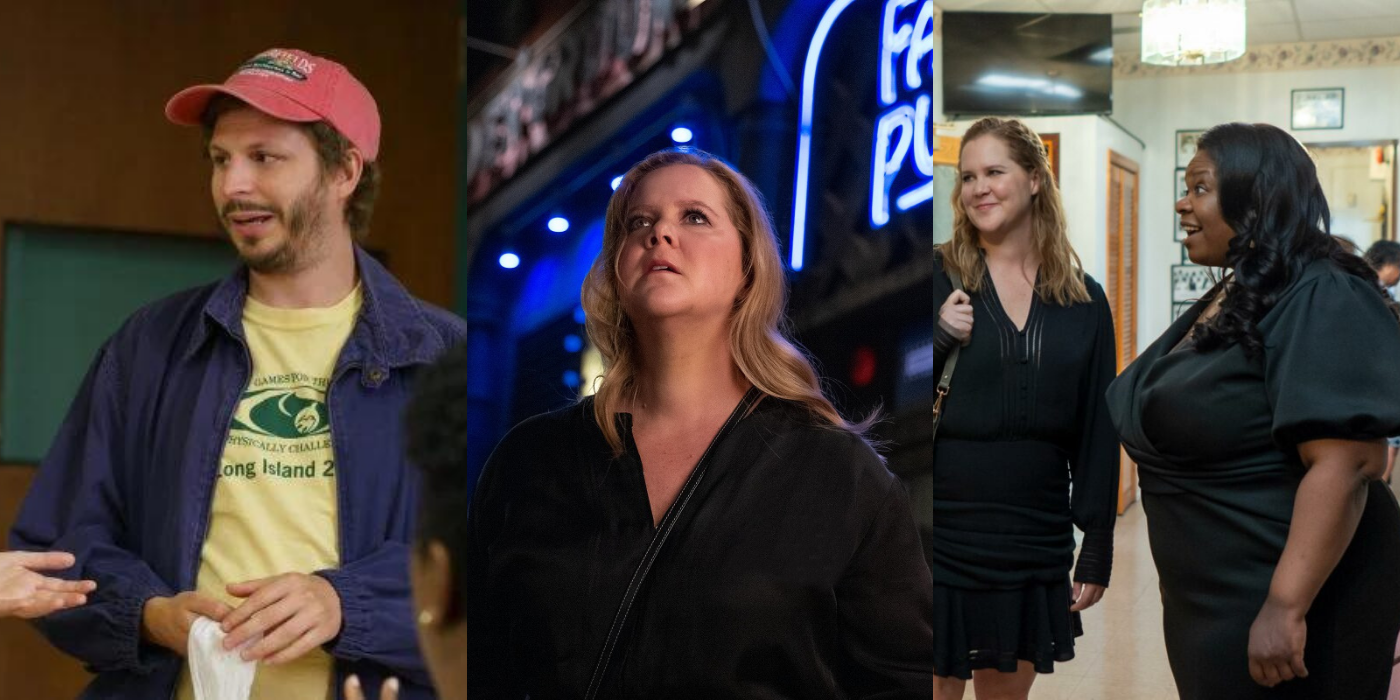 3 images including Michael Cera, Amy Schumer, and Yamaneika Saunders from Life & Beth
