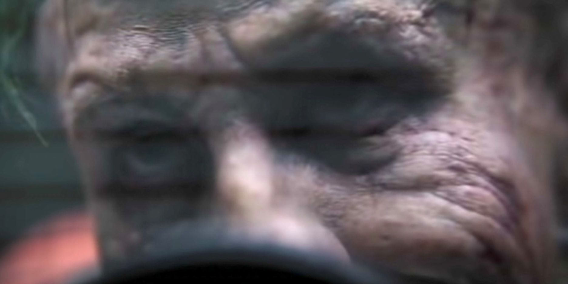 A closeup of Barry Keoghan's Joker eyes in The Batman deleted scene