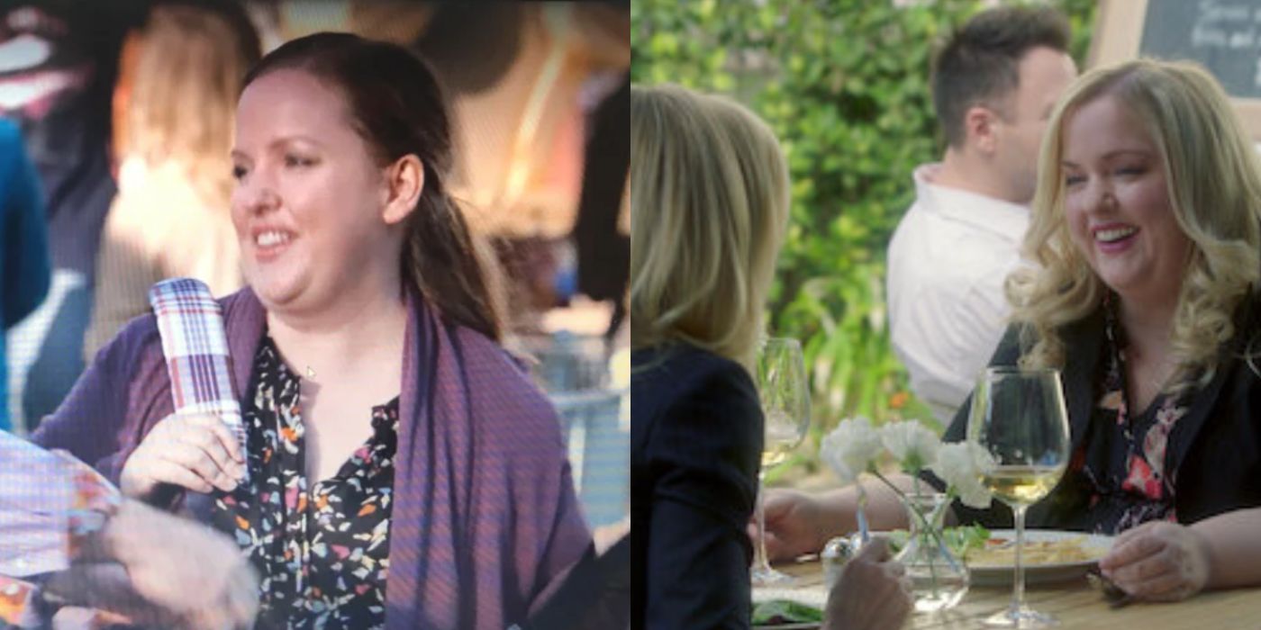 A split image of Earl Chambers daughter in different scenes for Modern Family