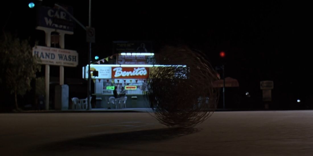 A tumbleweed in the opening scene of The Big Lebowski