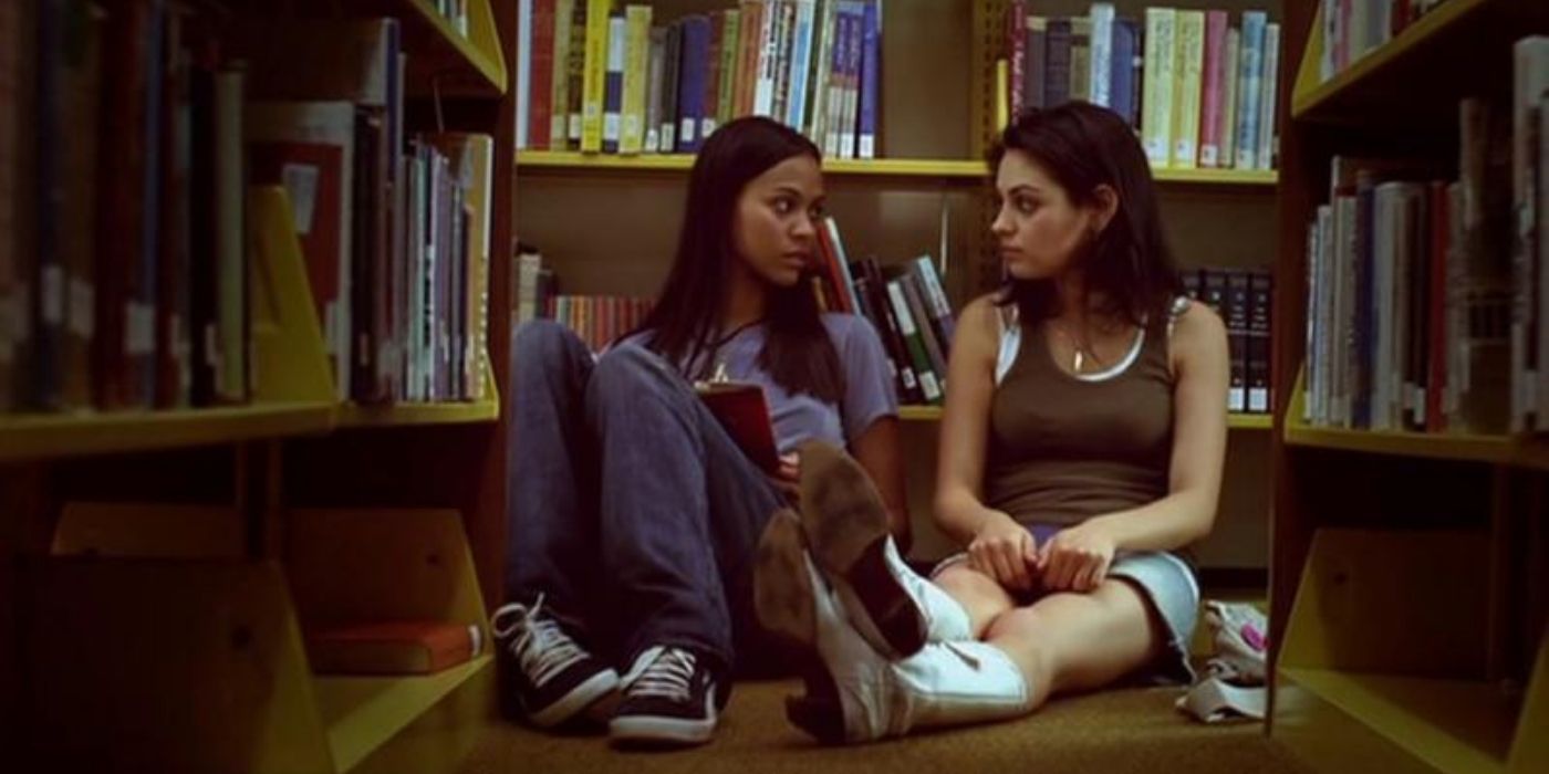 Kat and Nikki at a library in After Sex