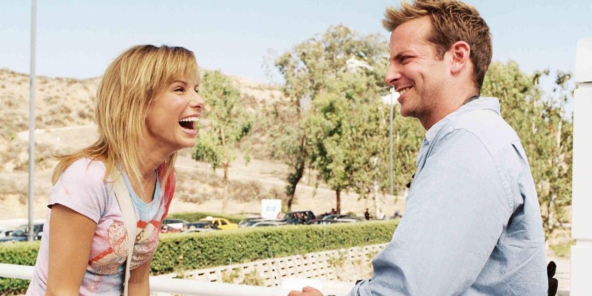 Mary laughs at something Steve says in All About Steve