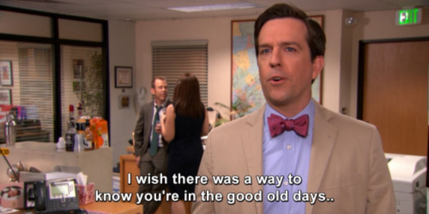 Andy's quote on the good old days on The Office