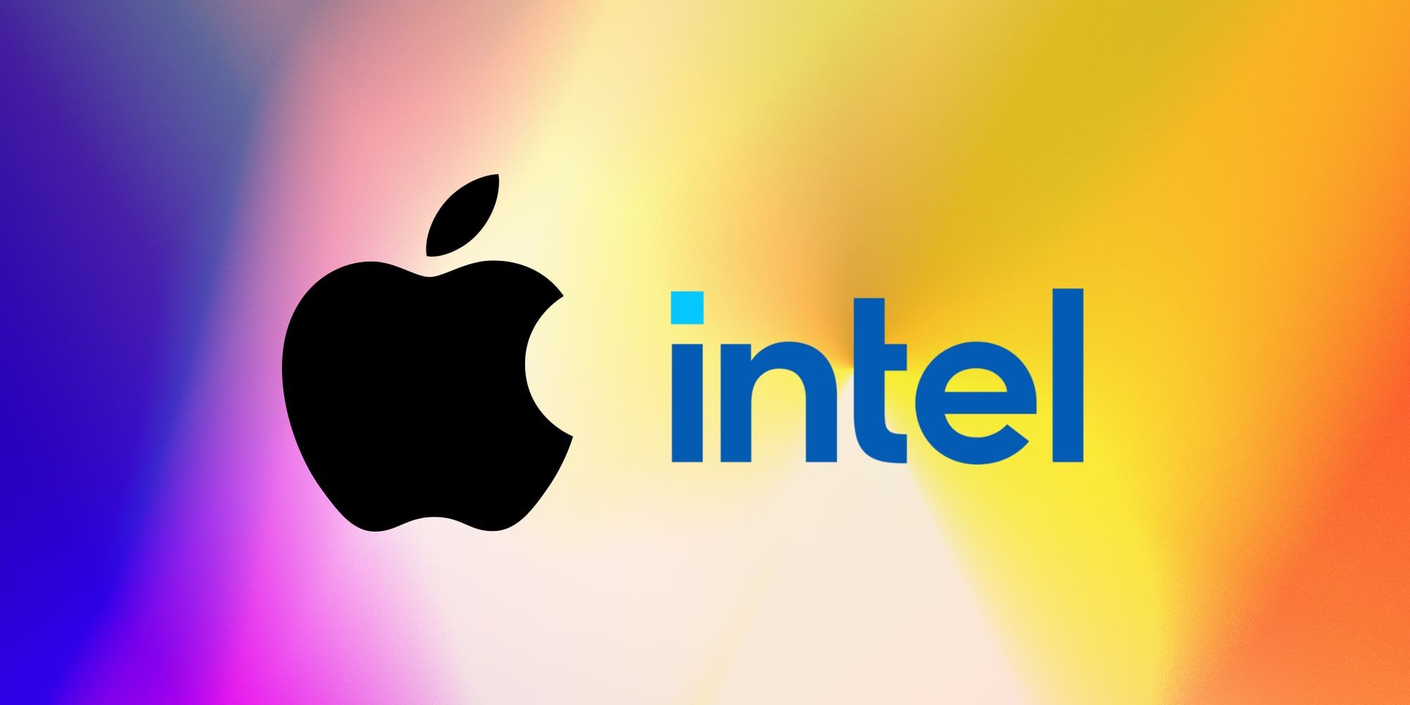 Apple And Intel Logo