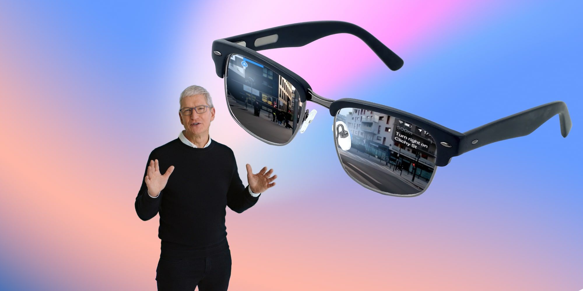 Apple glasses clearance video