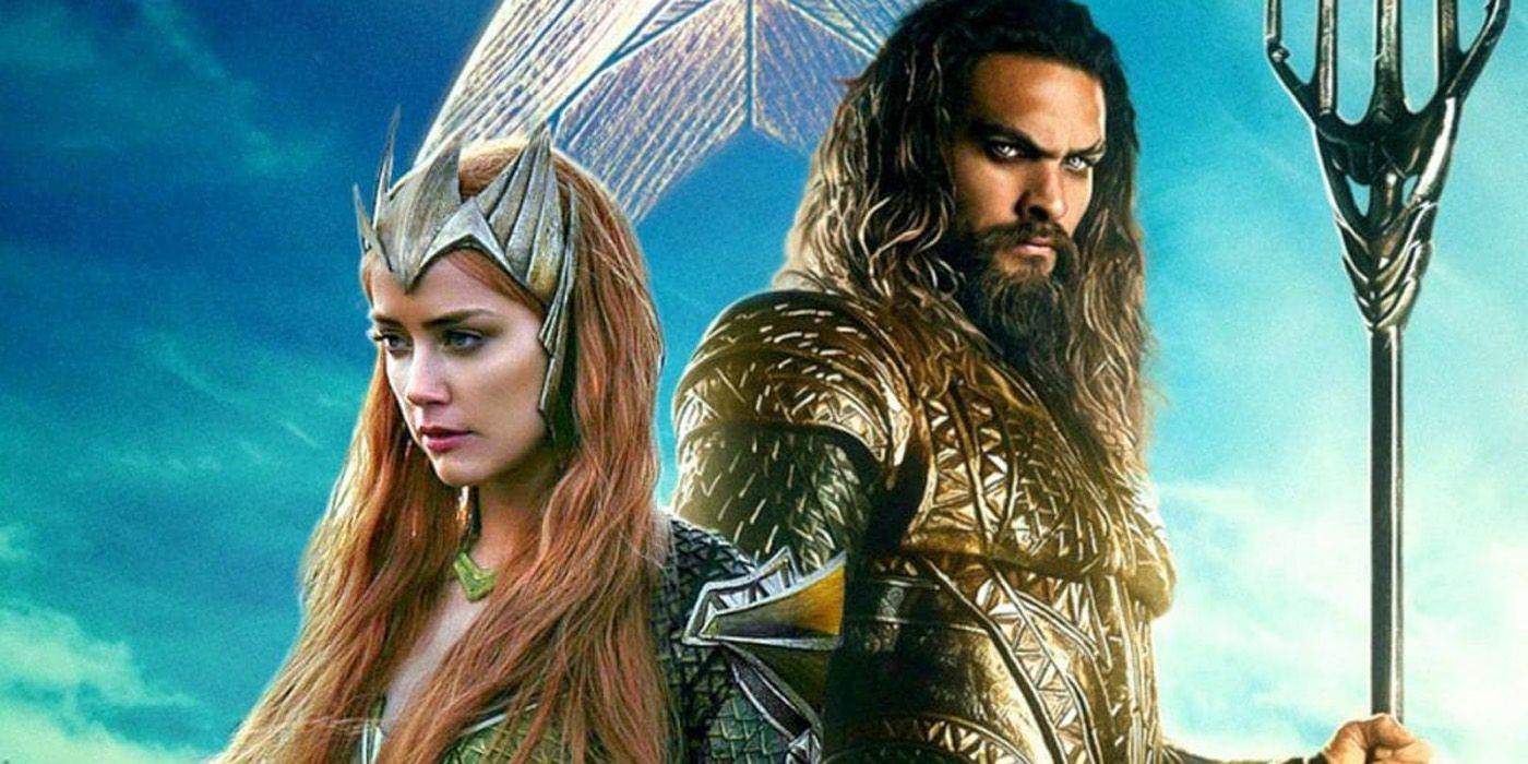 Aquaman and Mera standing side by side