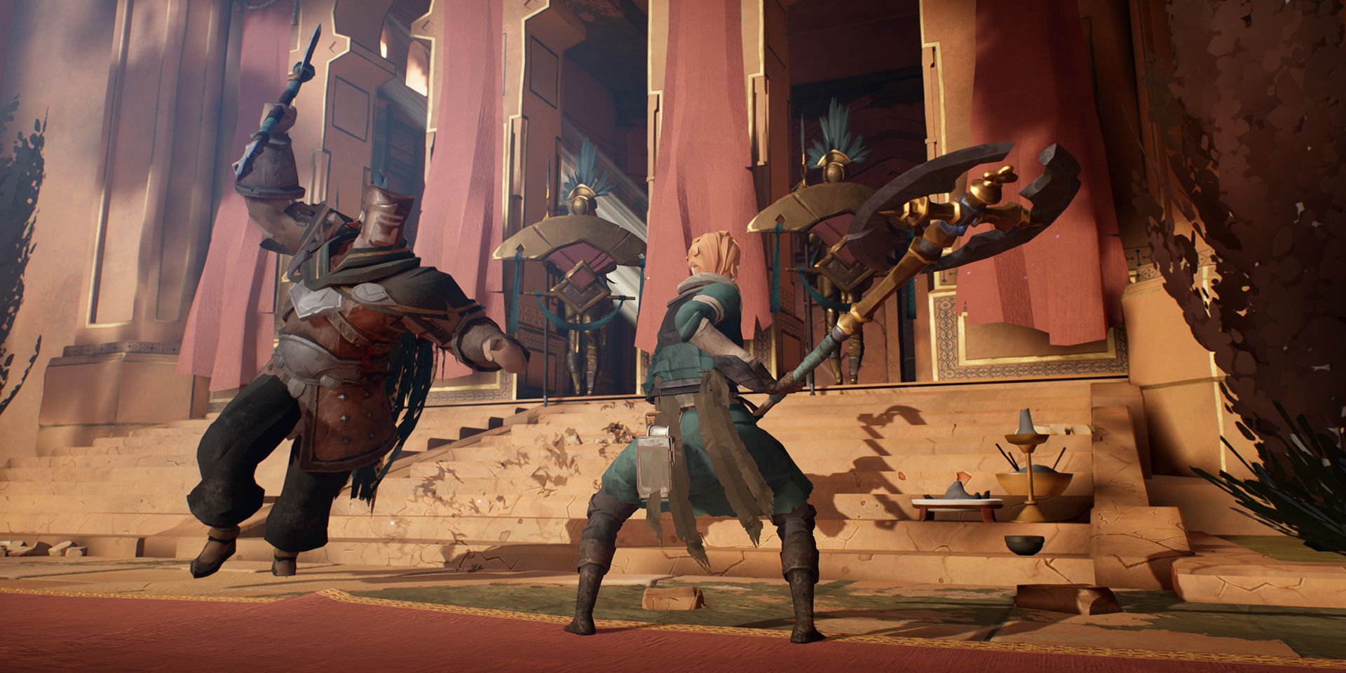 A promotional images for the 2019 indie video game Ashen.