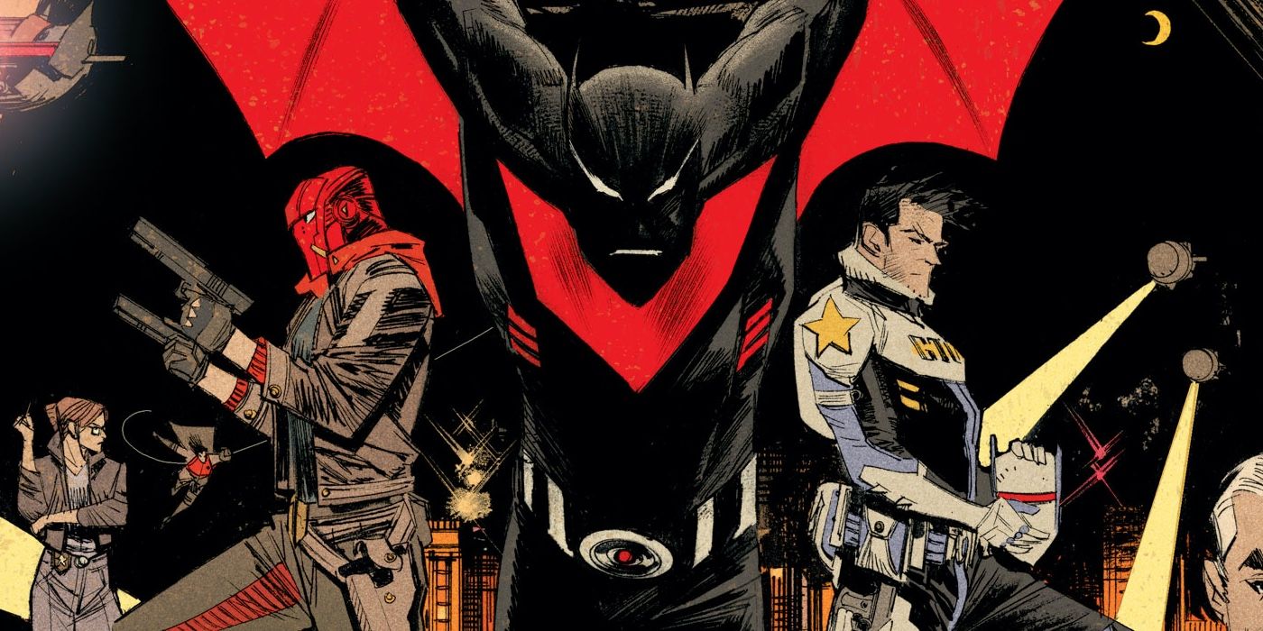 Batman Beyond the White Knight preview image, showing Batman Beyond and Red Hood