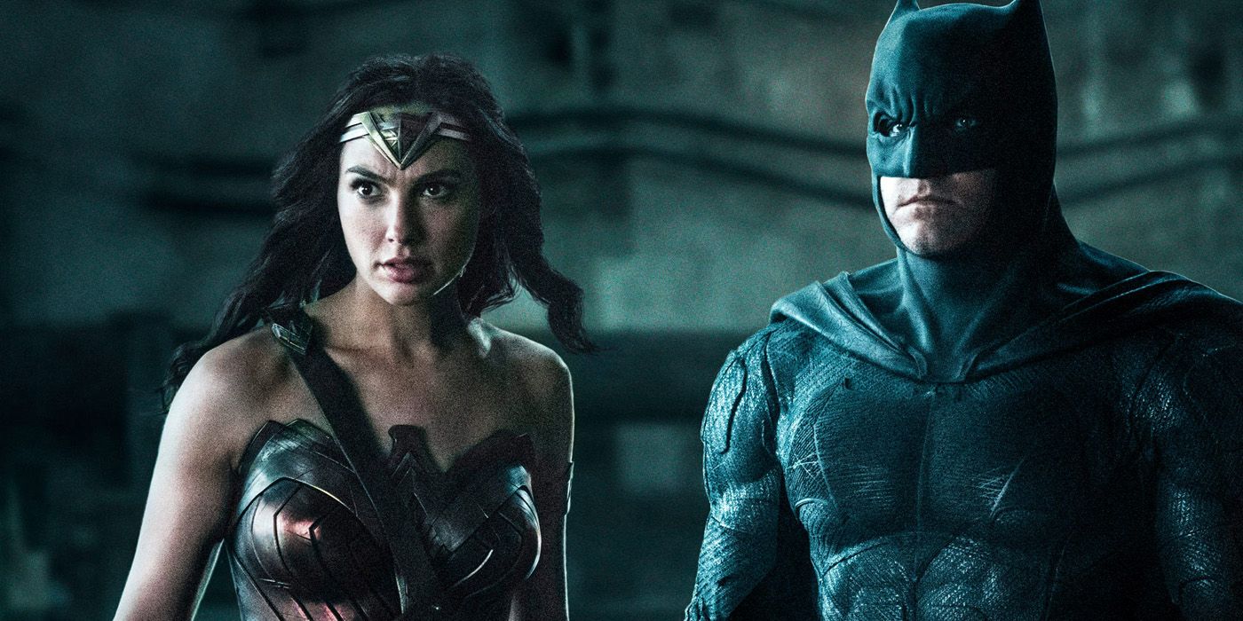 Batman and Wonder Woman fighting together.