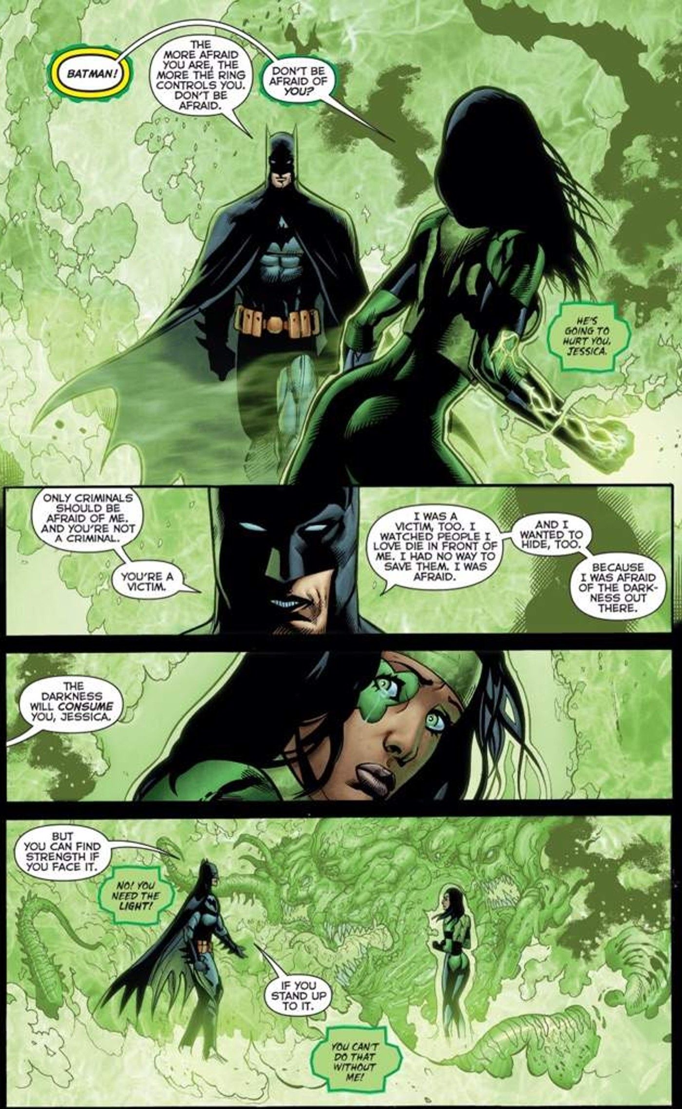 panels from Justice League #33