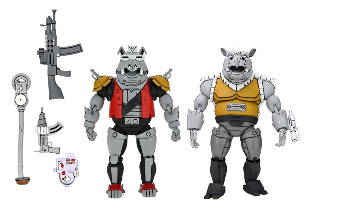 Super Bebop and Mighty Rocksteady Figures