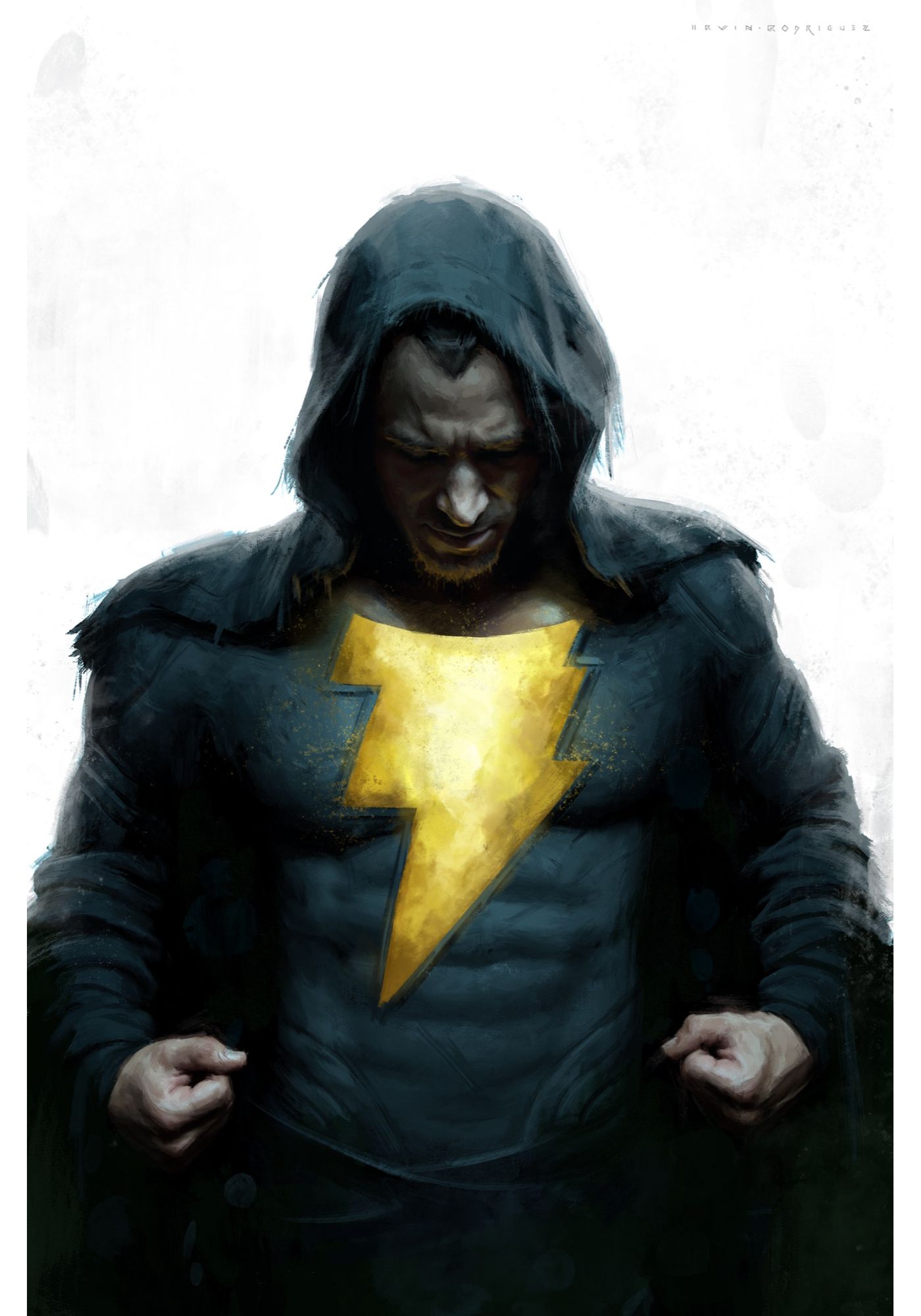 Black Adam Main Cover by Irvin Rodriguez