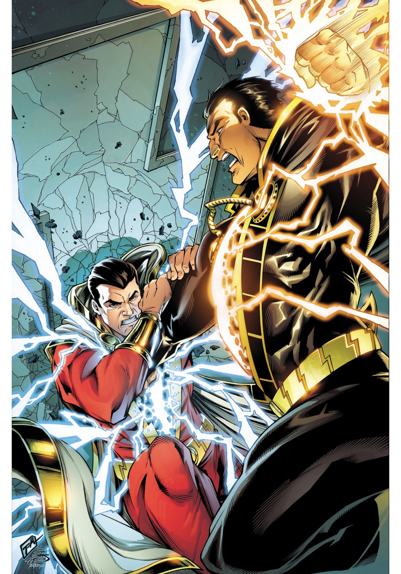 Black Adam- Travis Mercer and Danny Miki Team Variant Cover