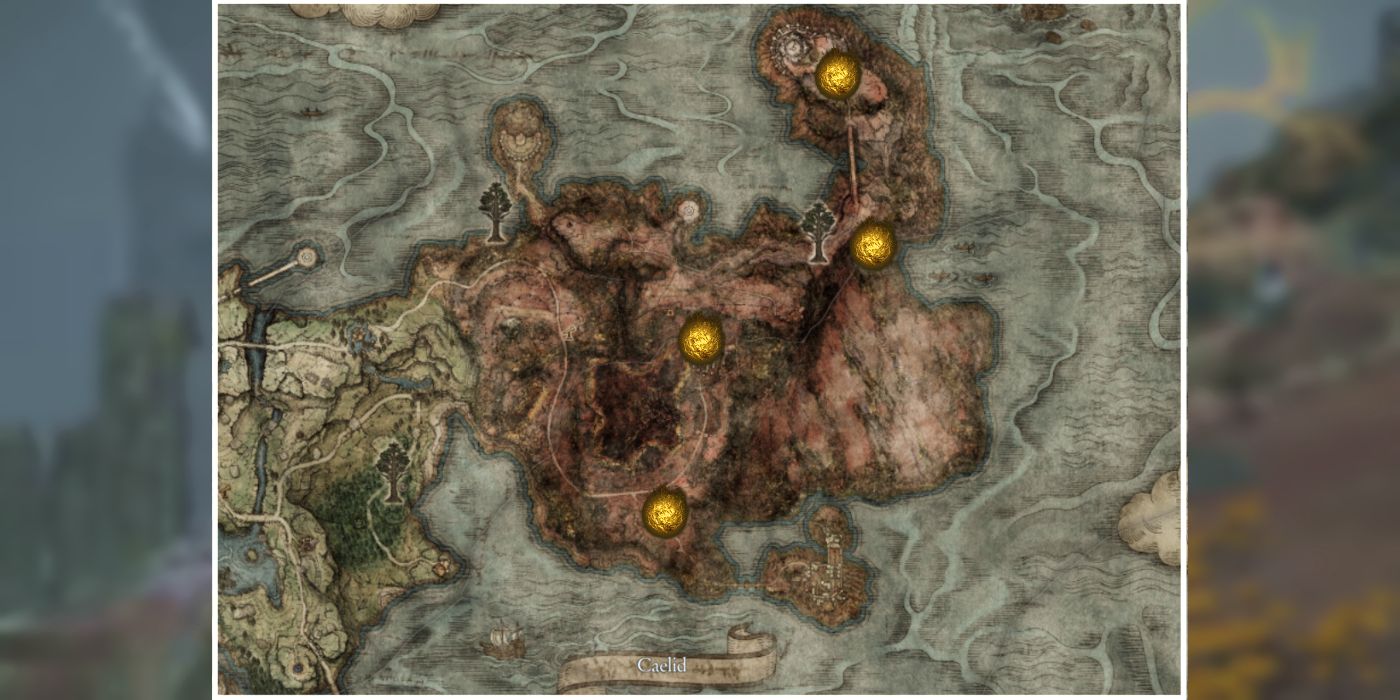 Elden Ring All Golden Seed Locations In Caelid