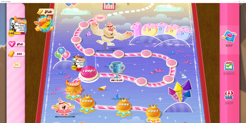 Candy Crush Saga 10k levels