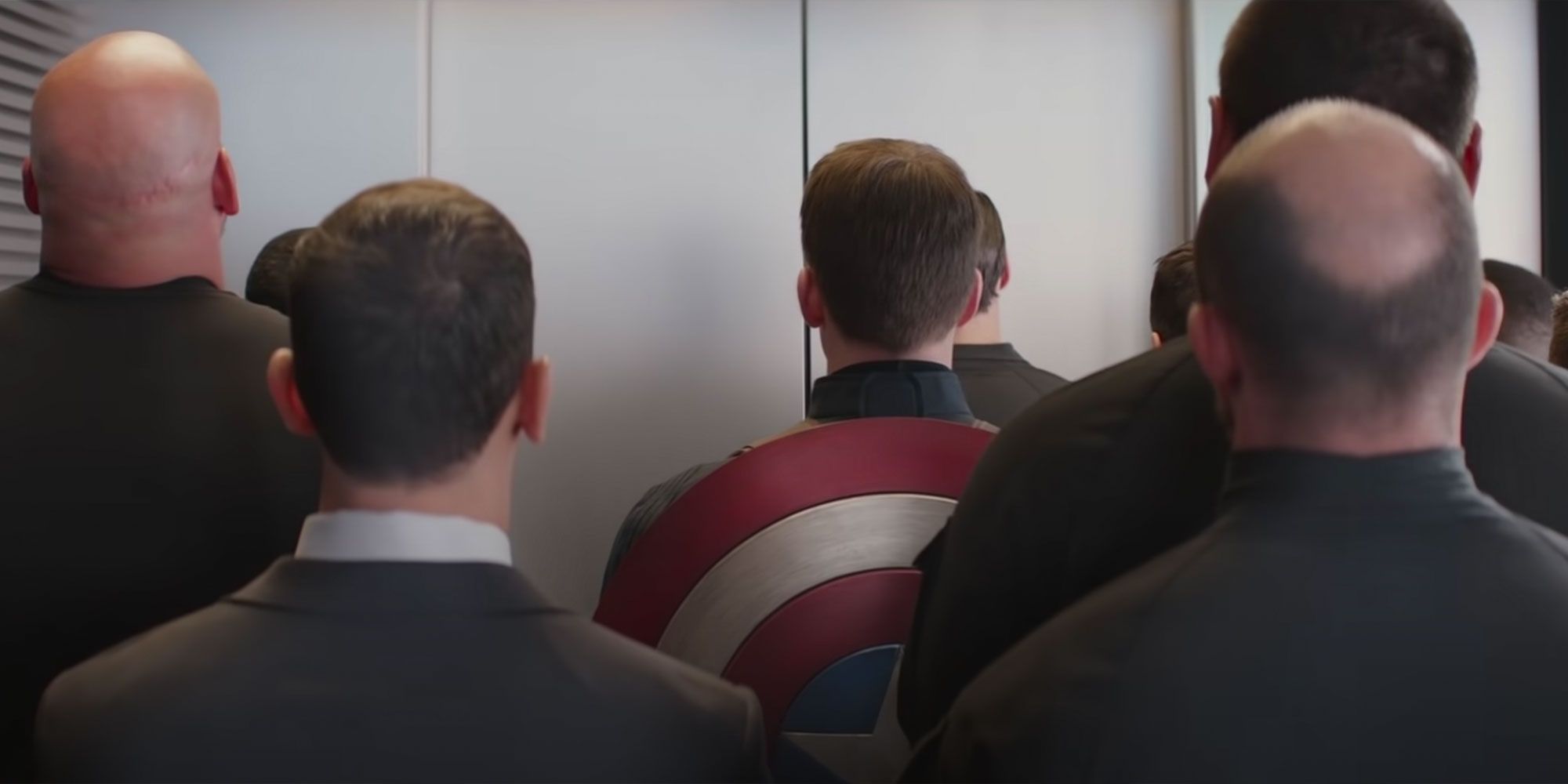 Elevator fight scene in Captain America: The Winter Soldier