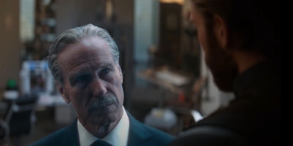 Captain America confronts Thaddeus Ross in Avengers Infinity War 
