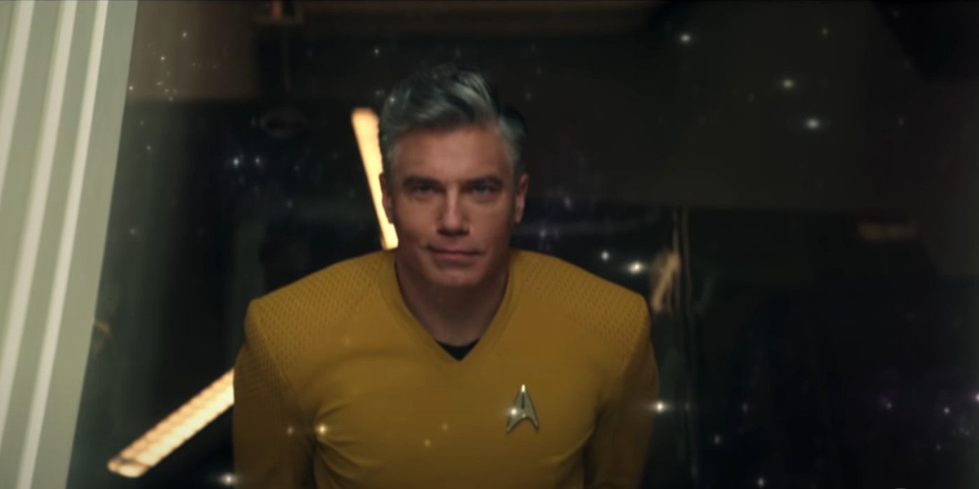 Pike looking out the window in Star Trek Strange New Worlds