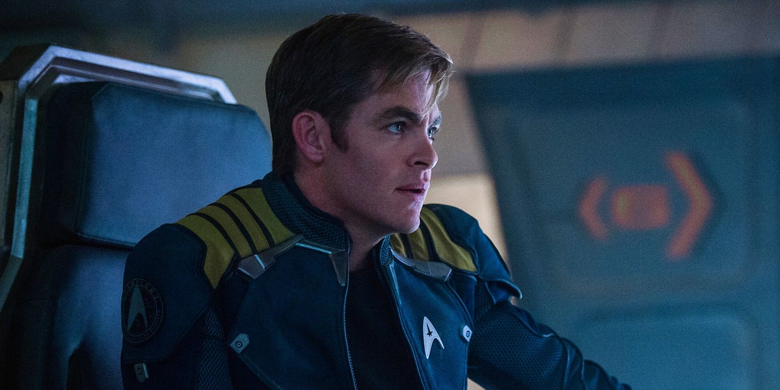 Chris Pine as Jim Kirk in Star Trek Beyond