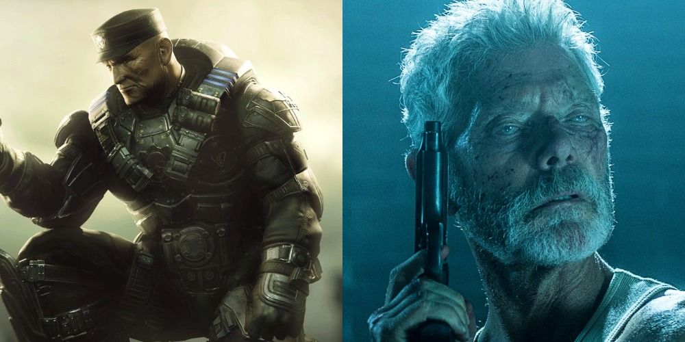 Col. Hoffman in Gears and Stephen Lang in Don't Breathe