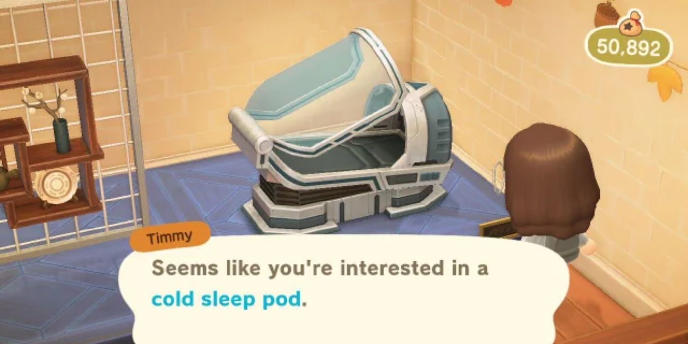 Cold Sleep Pod in Animal Crossing New Horizons