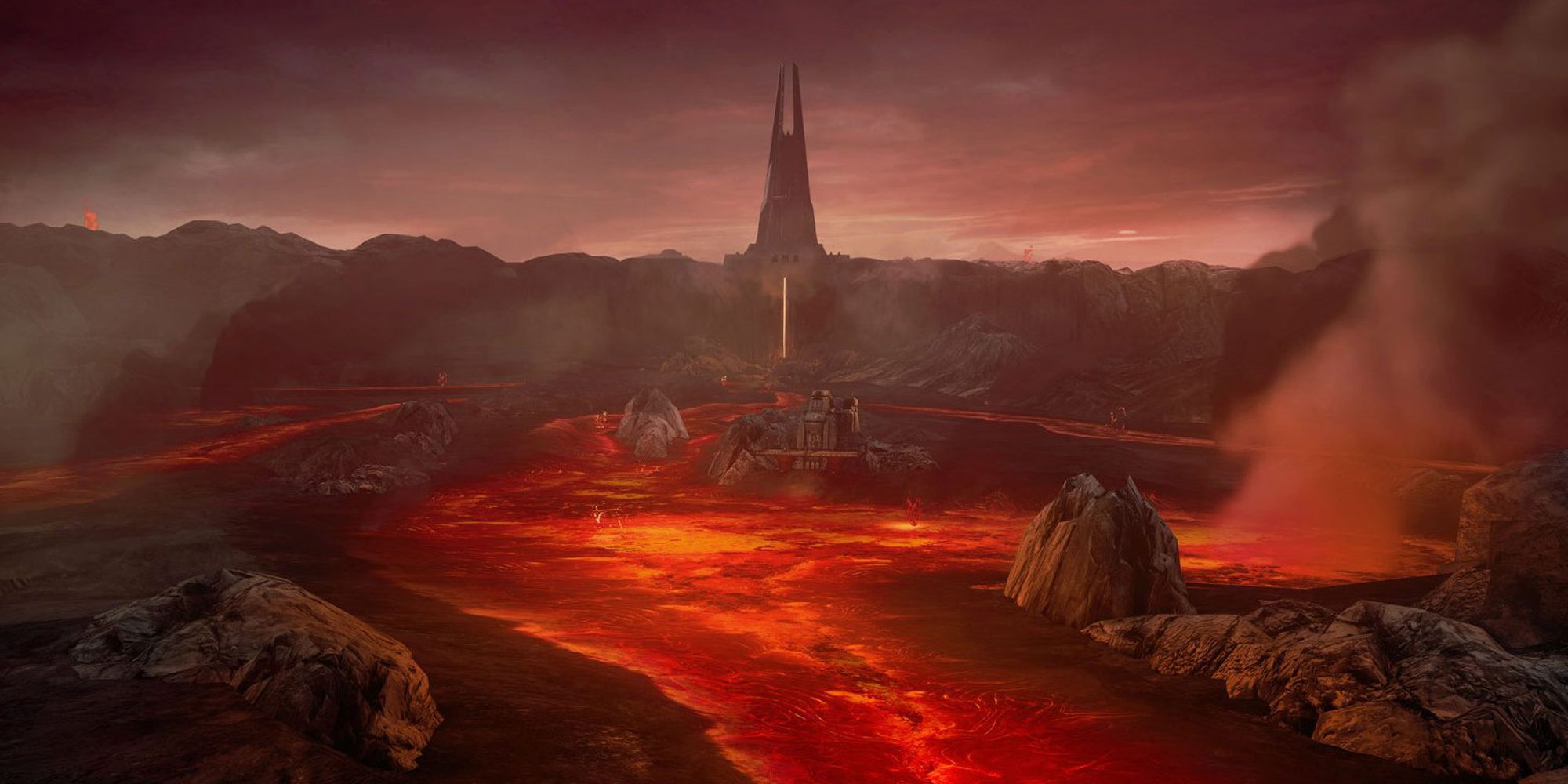 Planetas mais mortais da galáxia Mustafar