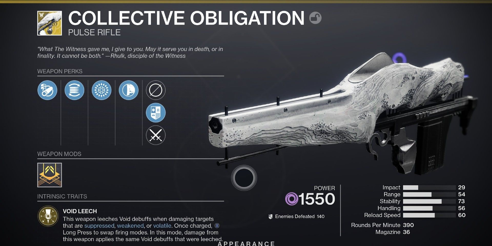 Destiny 2 Vow Of The Disciple Exotic Reward Collective Obligation 