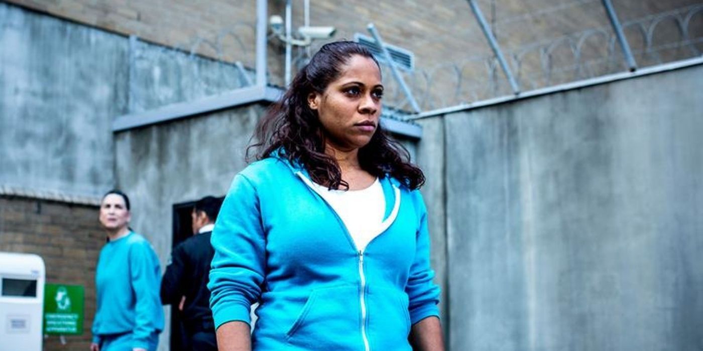 Doreen standing at a prison yeard in Wentworth