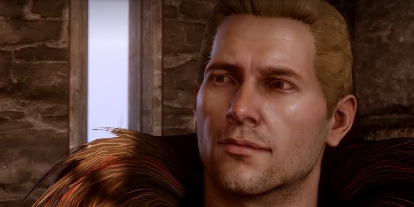 Cullen looking serious in Dragon Age: Inquisition