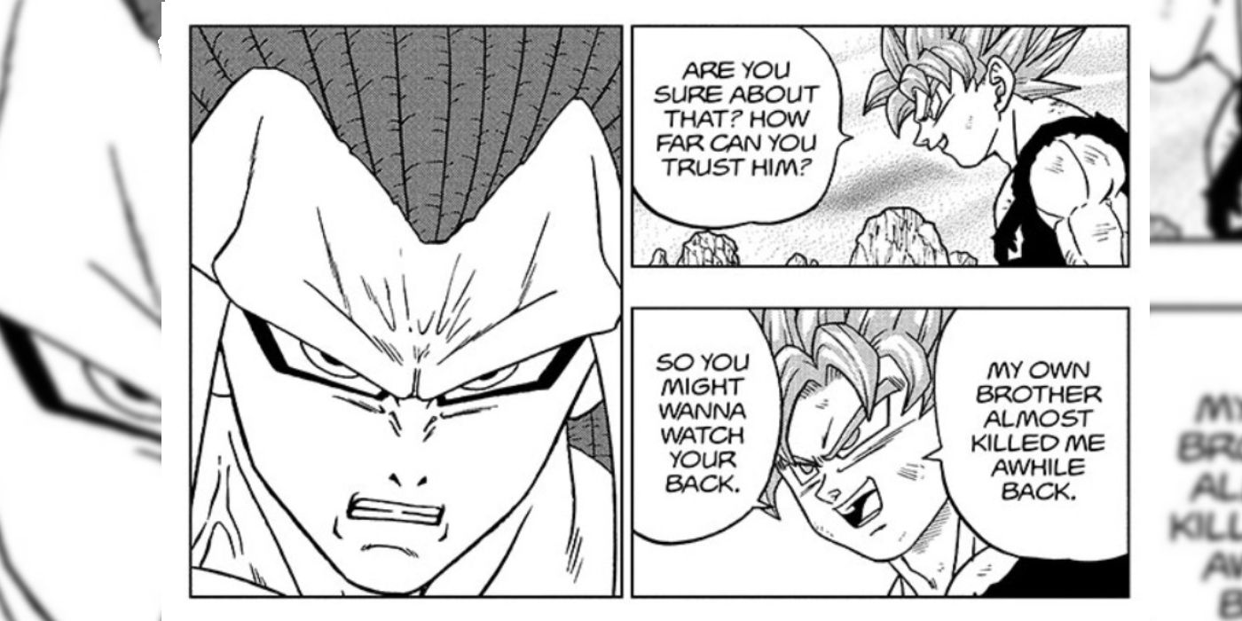 D. Ball Limit-F - Goku: Fico feliz que tenha mudado de lado irmão. Vamos  treinar muito! Raditz: Eu também estou irmão. Estou ansioso para ver mais  das suas habilidades de luta! *Créditos