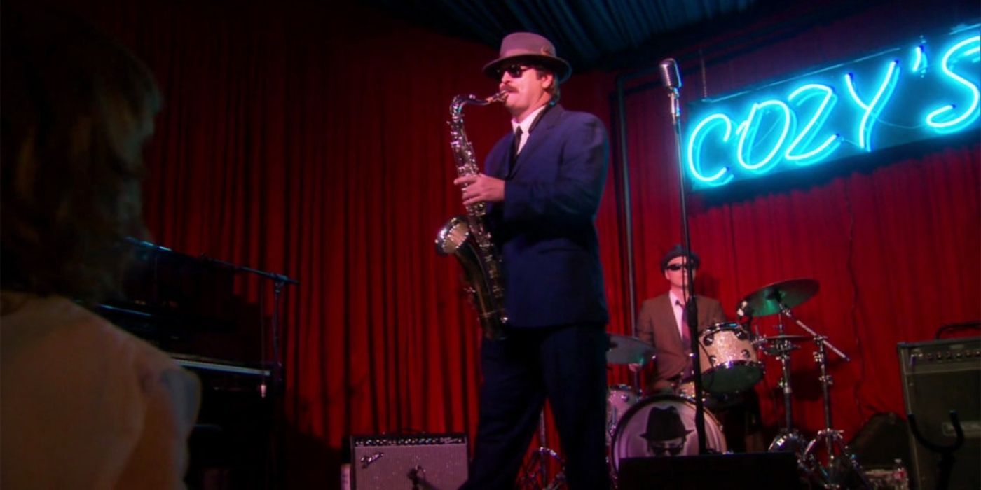 Duke Silver performing at Cozys on Parks and Rec