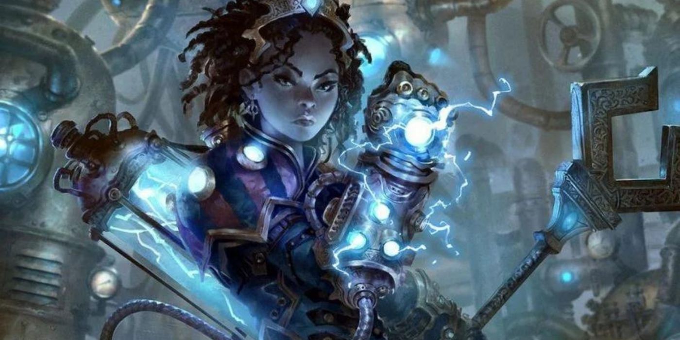 A female artificer in Dungeons &amp; Dragons