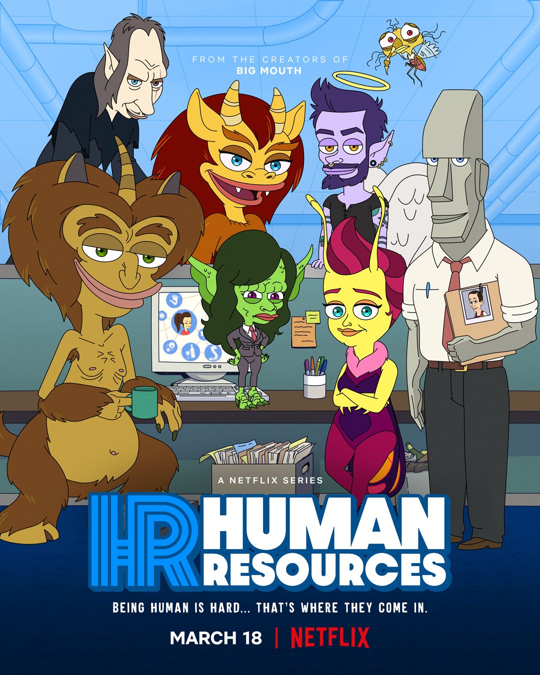 Human Resources Trailer Reveals Secret Lives Of Big Mouths Monsters