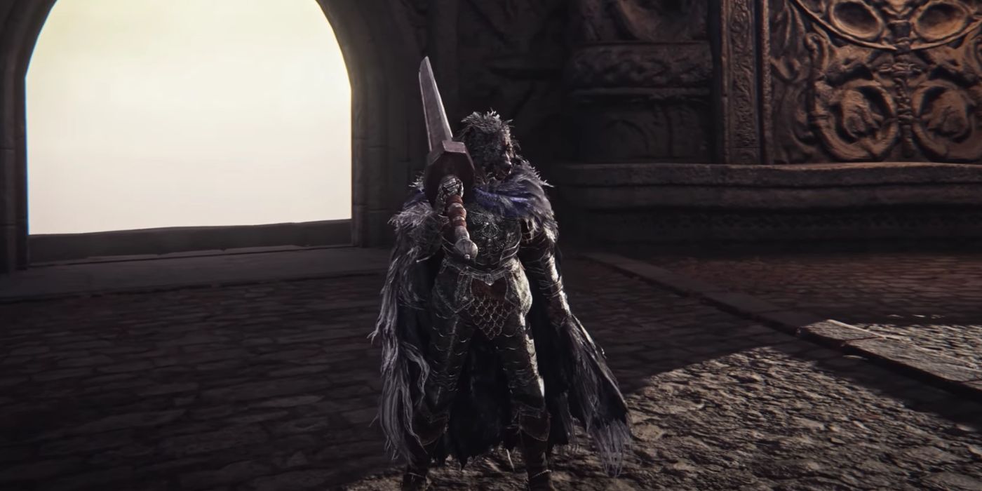 Blaidd's armor set in Elden Ring.