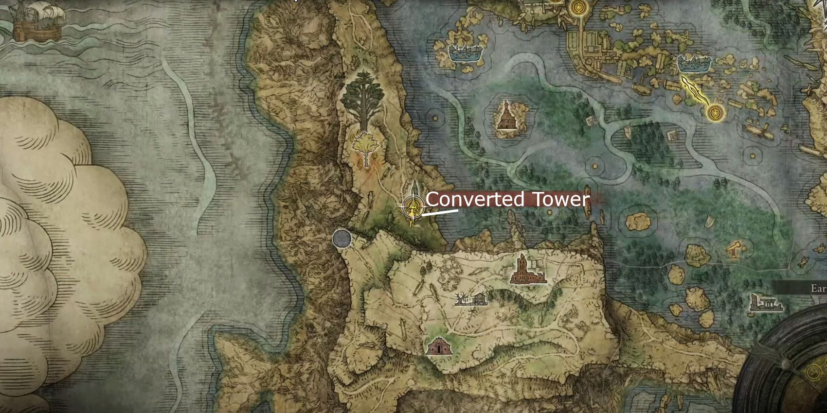 Elden Ring Converted Tower Map Location Memory Stone