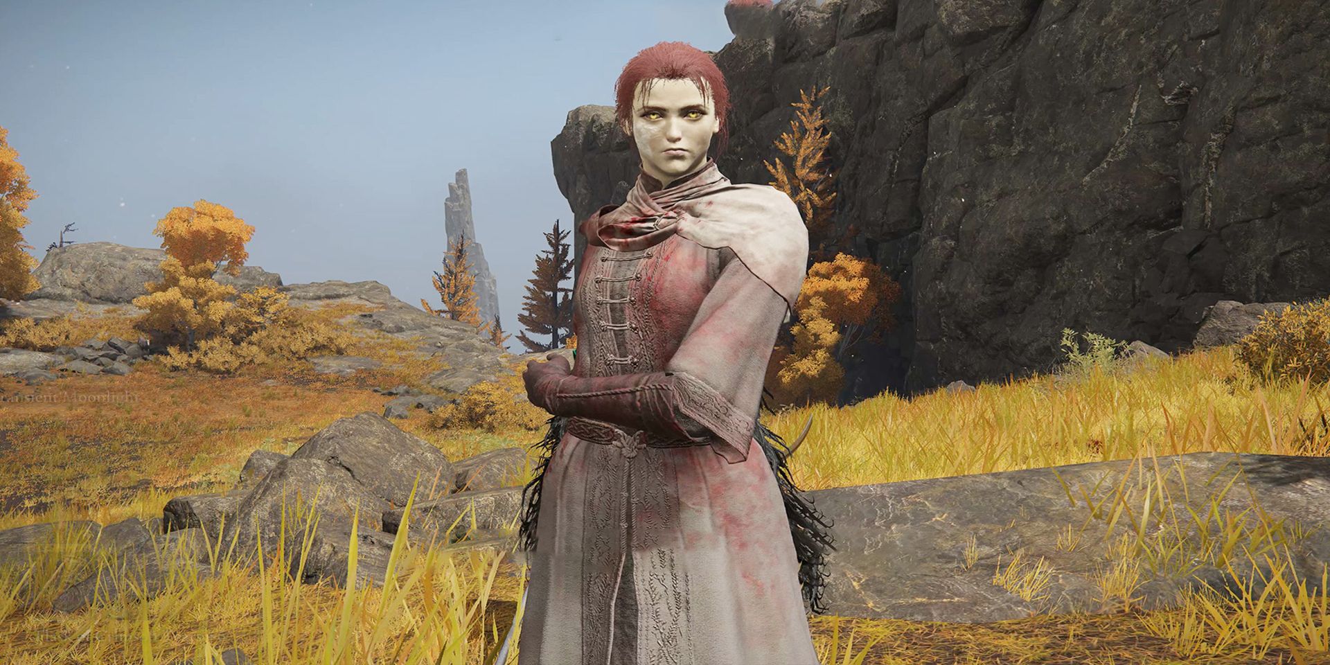 Millicent, an NPC encountered in the video game Elden Ring.