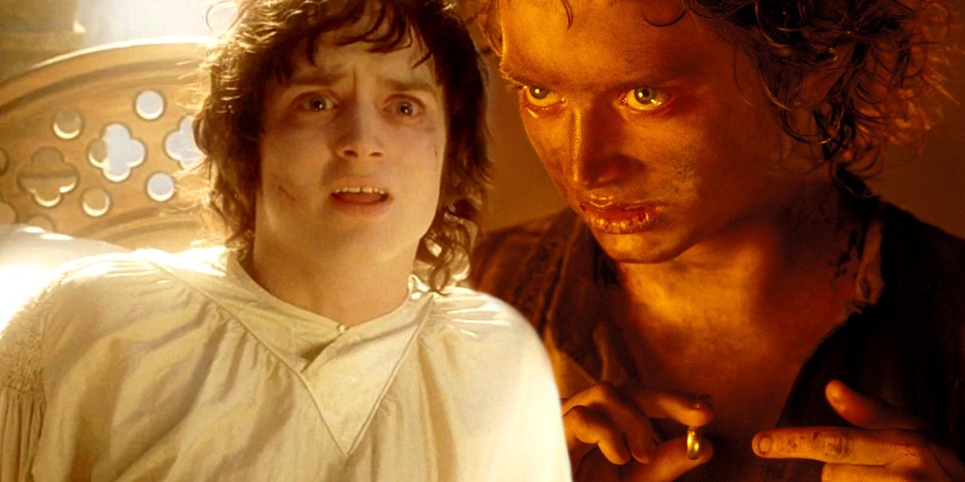 Elijah Wood as Frodo in Lord of the Rings The Return of the King