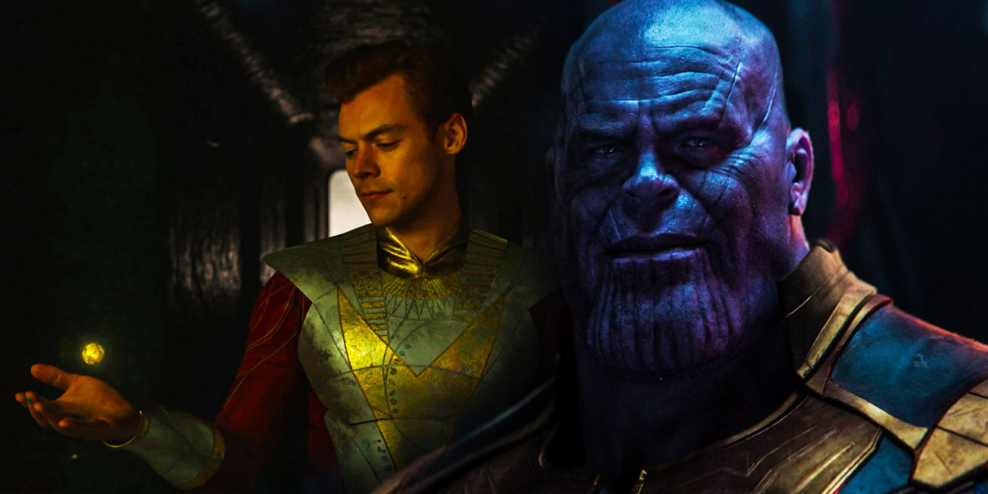 Eternals Thanos Thanos Explains Why Harry Styles Starfox Becomes An Avenger