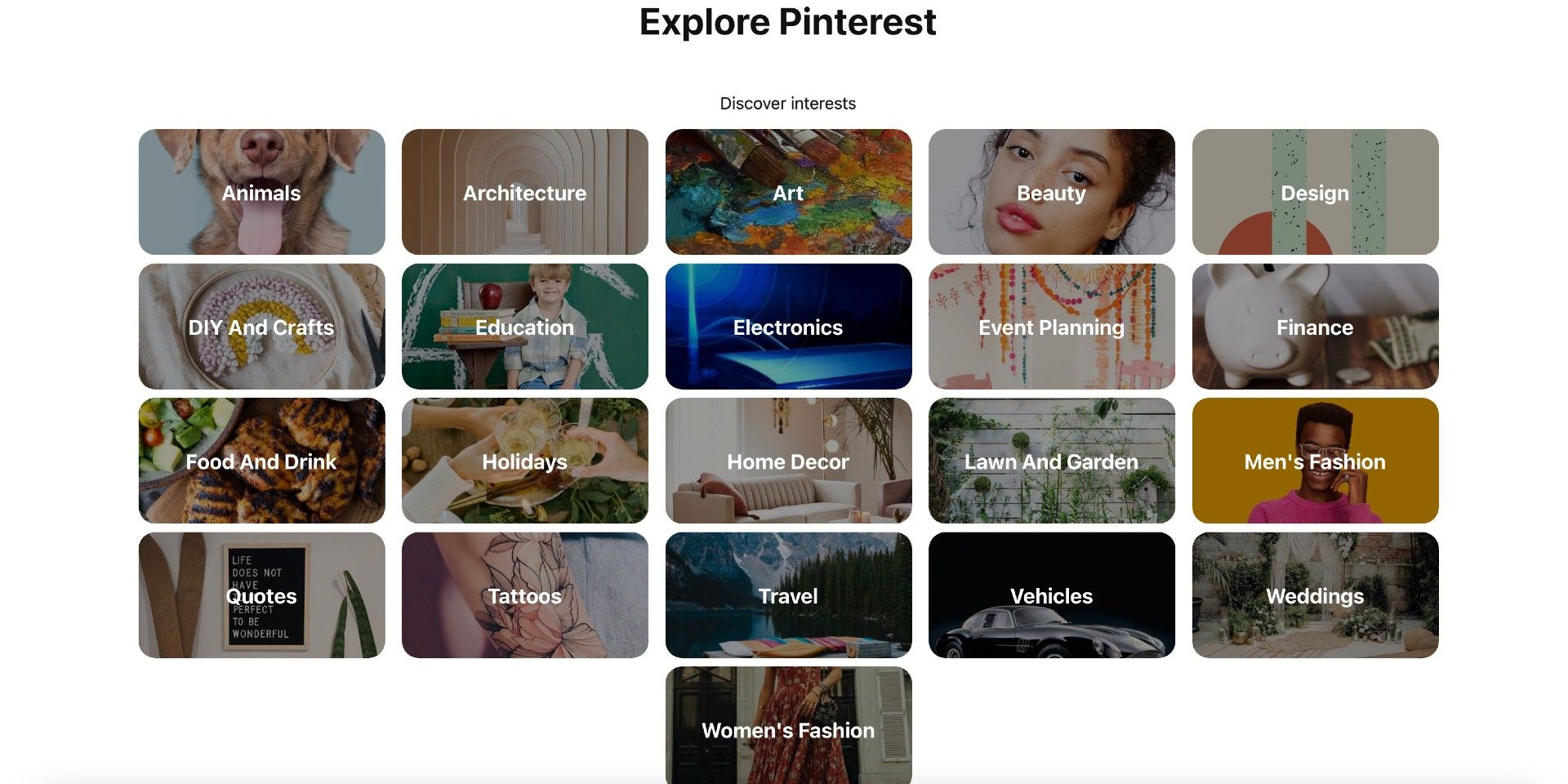 Discover Pinterest