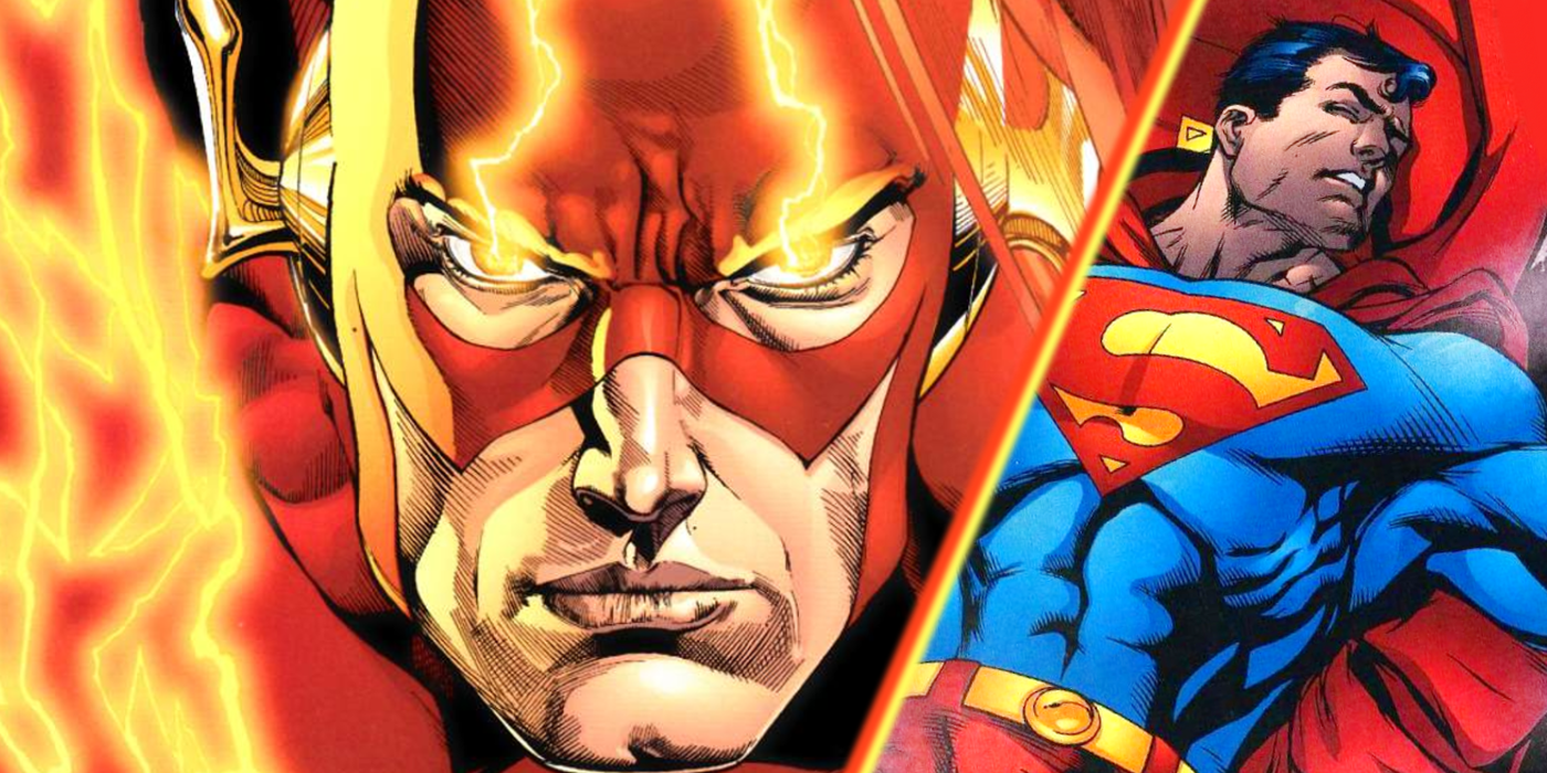Flash beat Superman vs