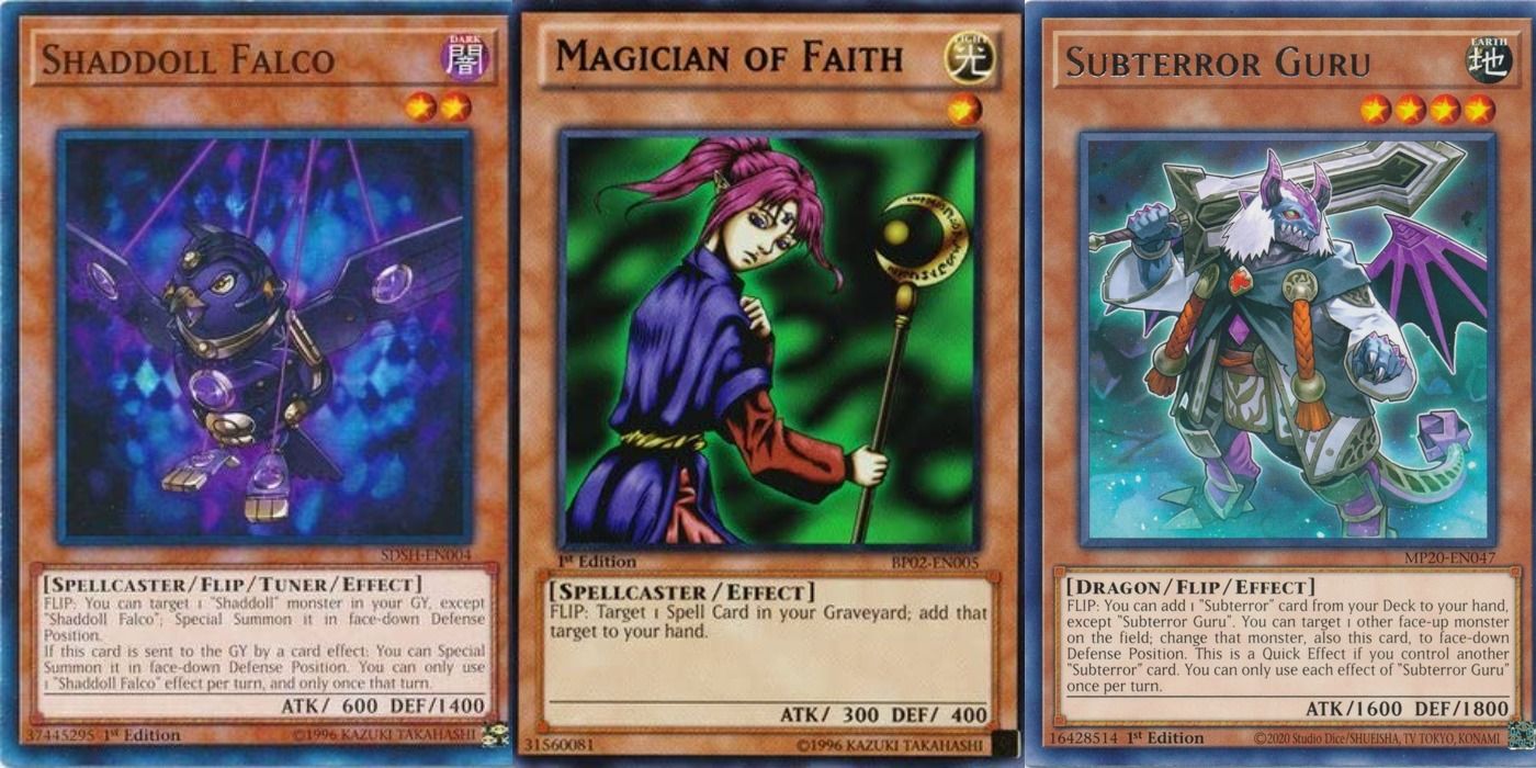 Flip monsters in Yu-Gi-Oh cards