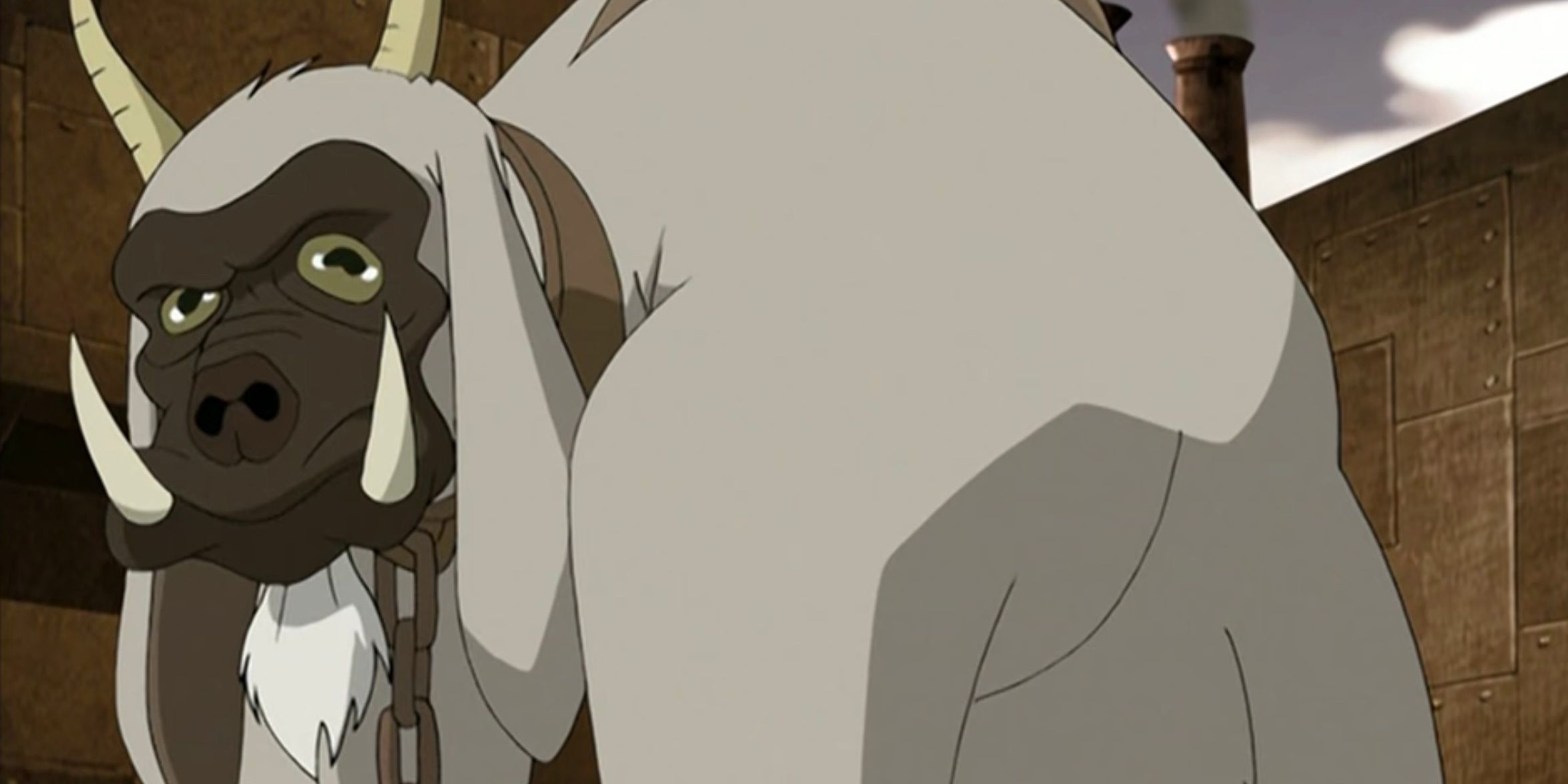 Flopsie, o gorila-cabra de Avatar: The Last Airbender